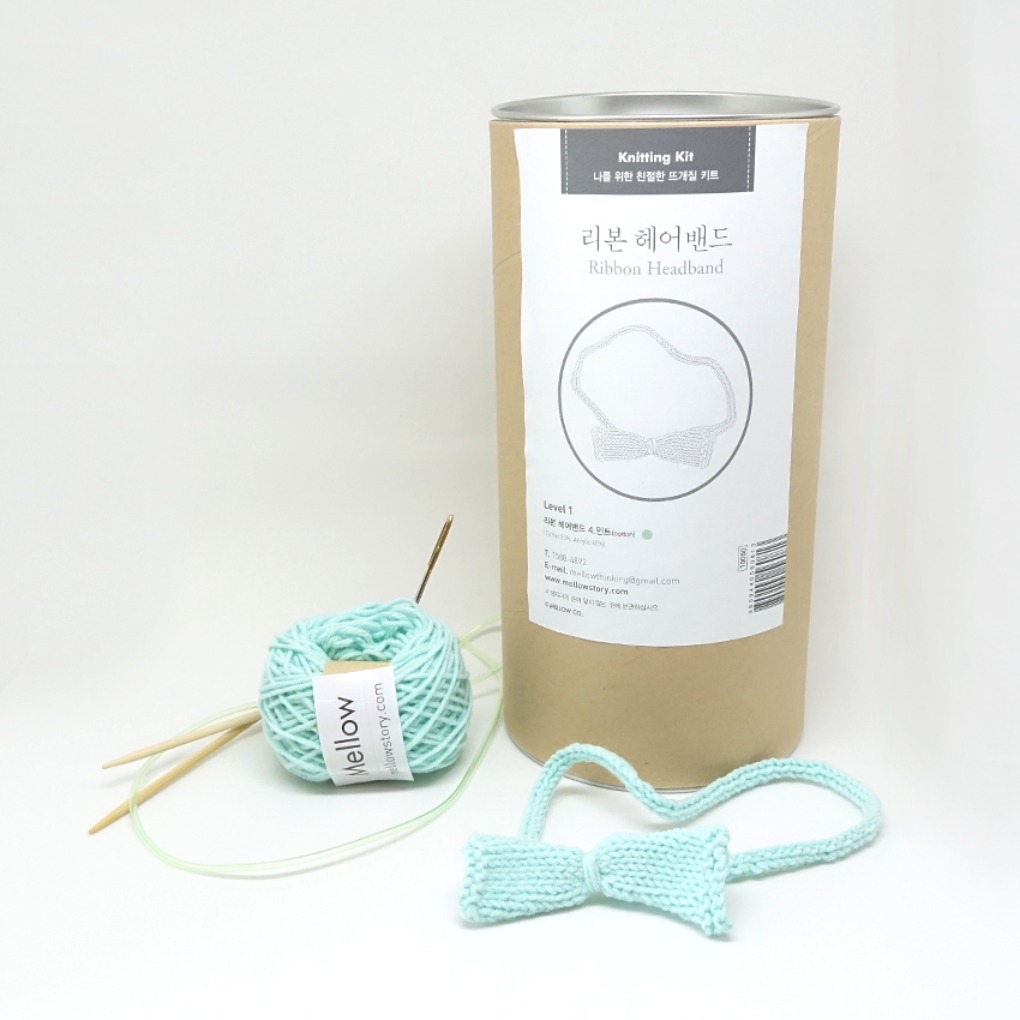 리본 헤어밴드 - Knitting Kit